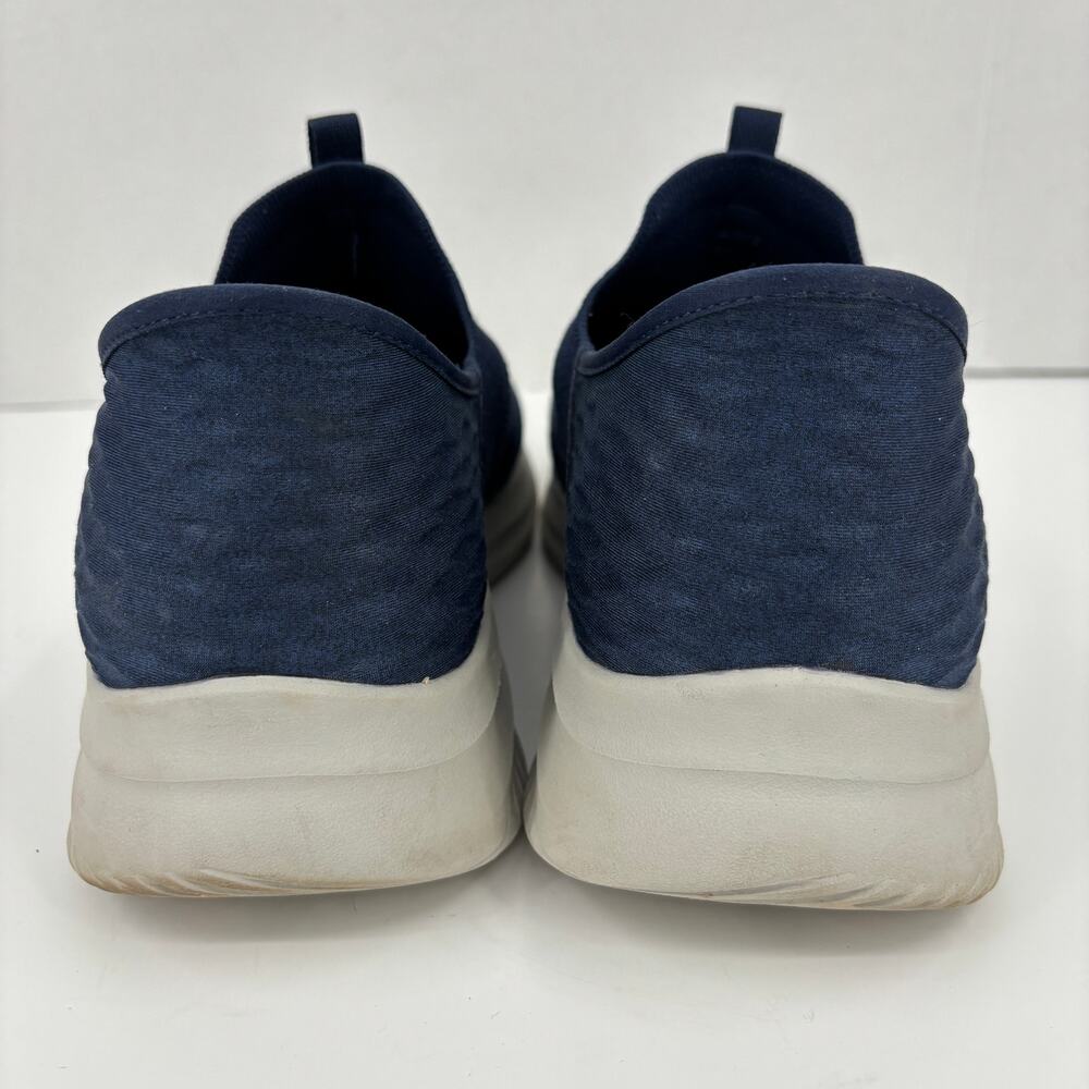 Skechers Slip Ins Sneakers Mens Size 11.5 Blue Hands Free Ultra Flex Smooth Step - Picture 8 of 10